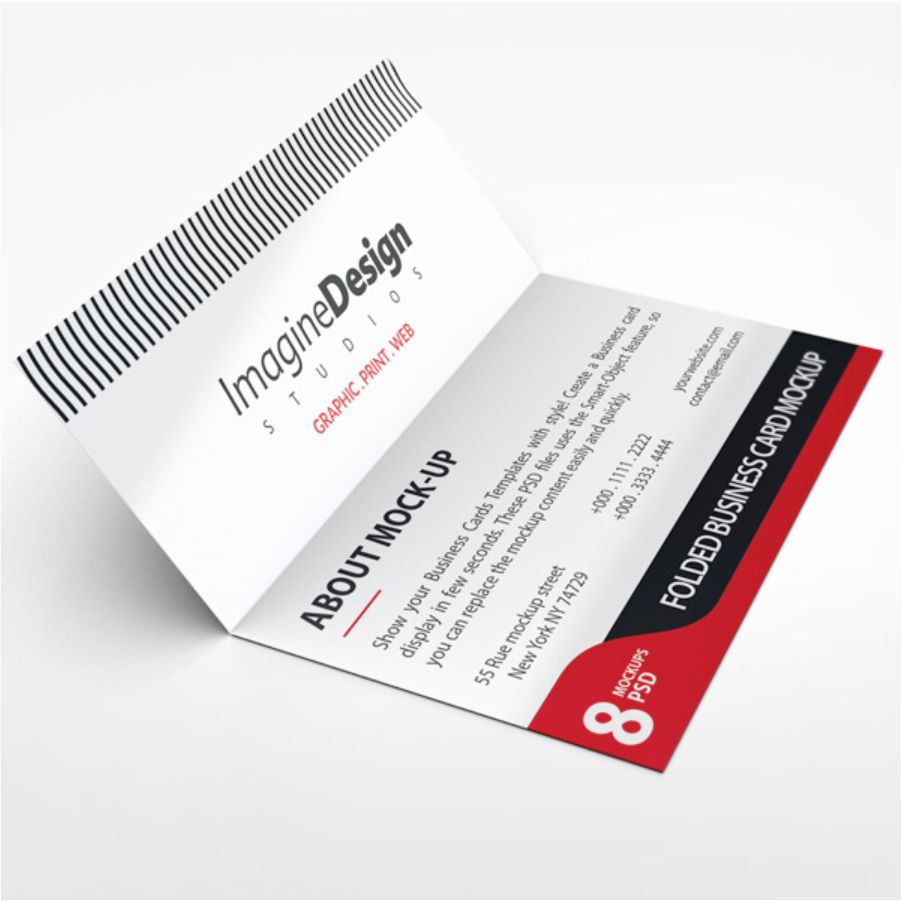 FOLDED VISITING CARD Image-3